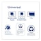 Tork Tork Multifold Hand Towel Natural H2, Universal, 100% Recycled Fibers, 16 x 250 Sheets, MK520A MK520A - alternate 4